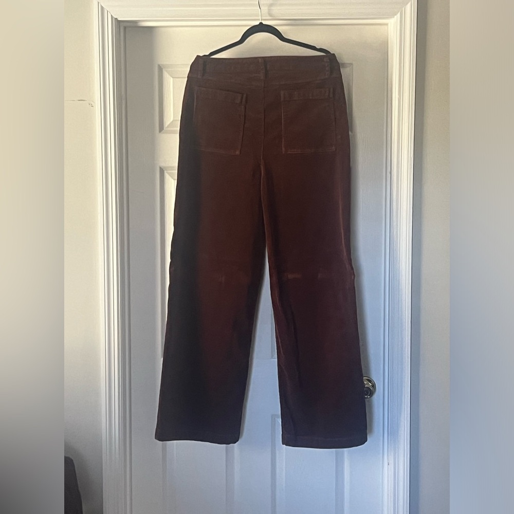 Gap Size 14 Tall Wide Leg Corduroy Trousers